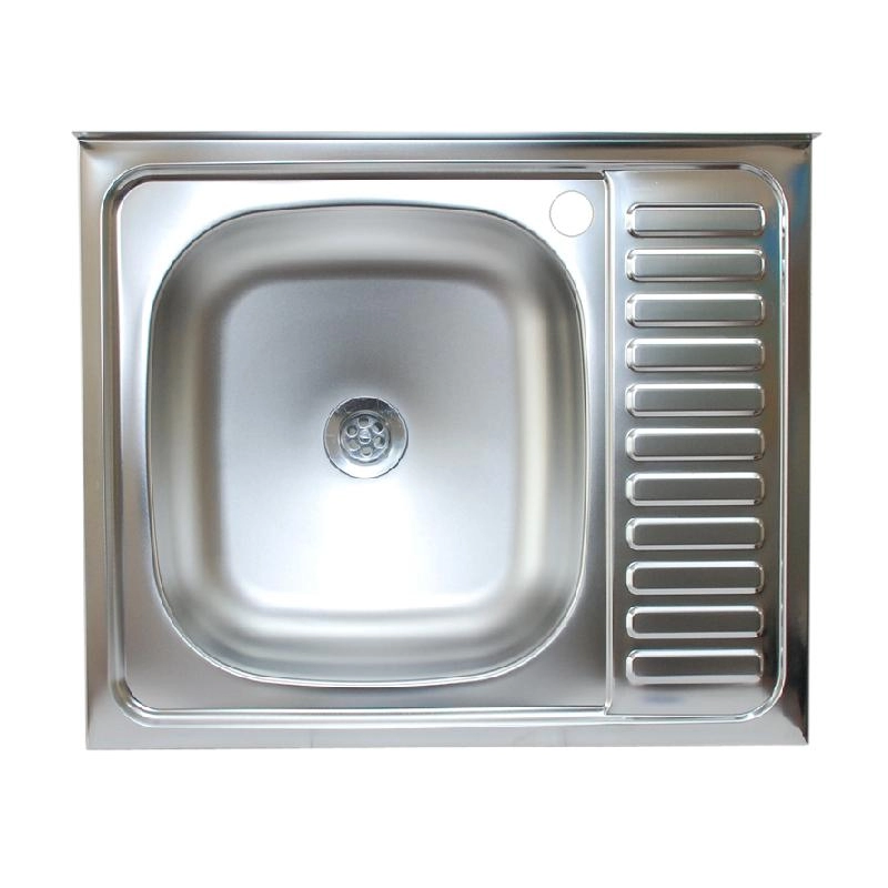 Изображение товара Накладная мойка Владикс 541318 60x50x13 см нержавеющая сталь цвет нержавеющая сталь