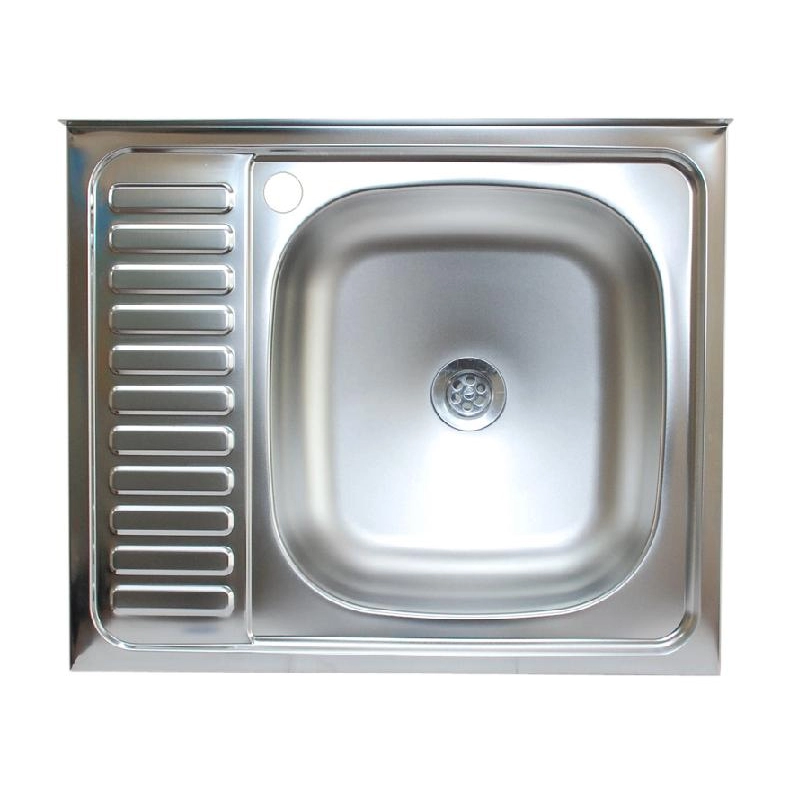 Изображение товара Накладная мойка Владикс 541319 60x50x13 см нержавеющая сталь цвет нержавеющая сталь