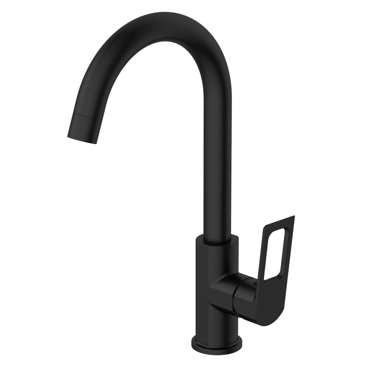 Изображение товара Смеситель для кухни Voda Surf Black поворотный излив 25.9 см цвет черный