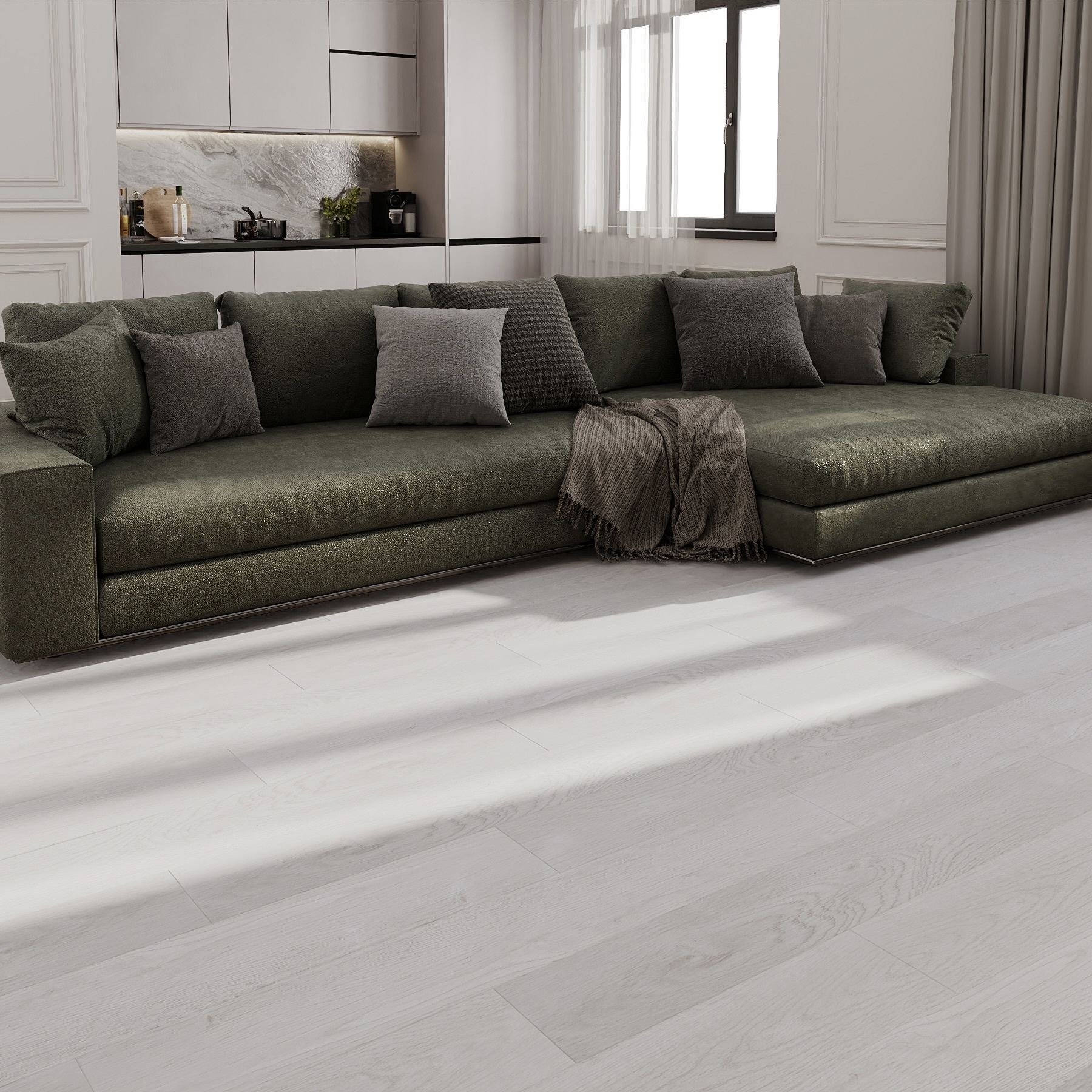 Изображение товара SPC плитка Novafloor Vinlam Дуб тундра 42 класс 4 мм влагостойкая 2.16 м²