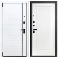 Изображение товара Дверь входная металлическая Альпика 98x205 см левая белая
