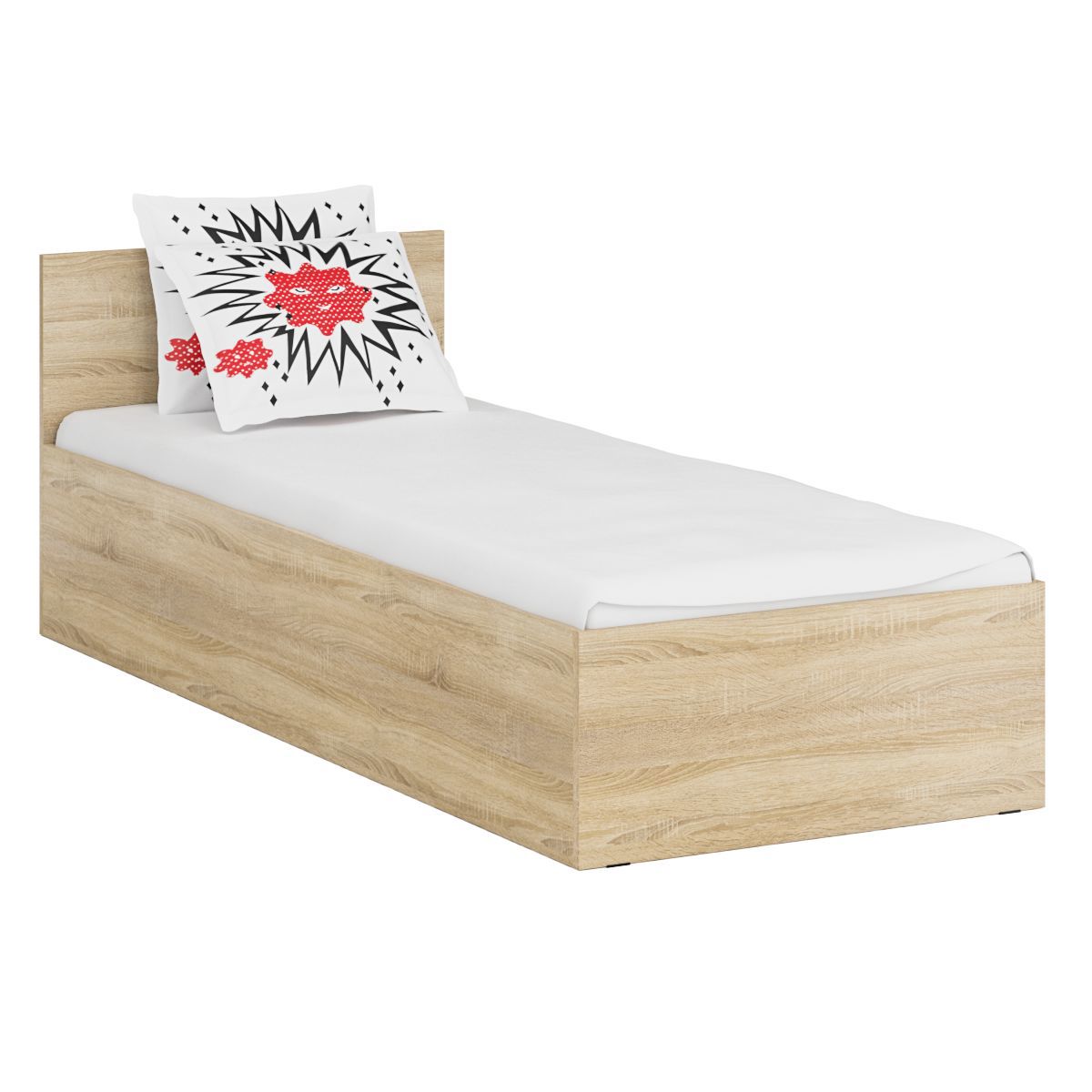 Изображение товара Кровать СВК Стандарт 0800 84x70x204 см цвет дуб сонома