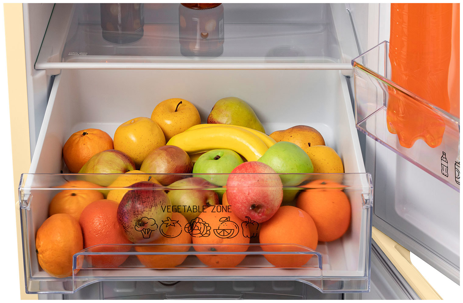 Изображение товара Двухкамерный холодильник Nordfrost NRB 152 Me 57.4x188.4 см бежевый мрамор