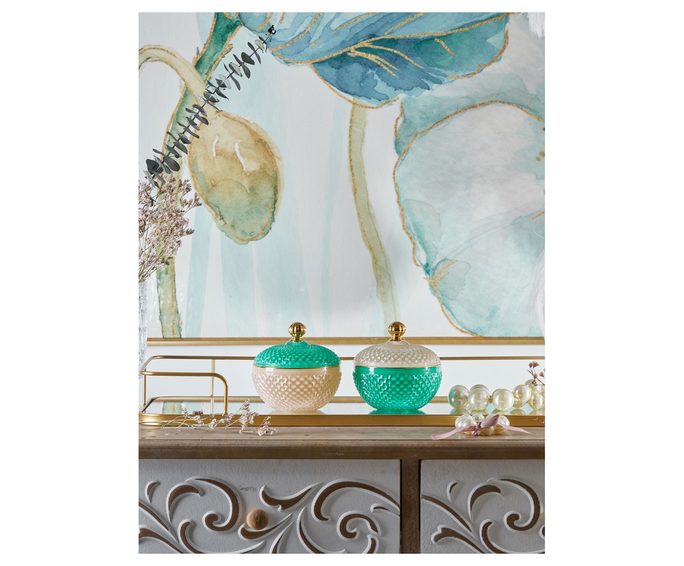 Изображение товара Конфетница с крышкой 12х12х12см 69-006