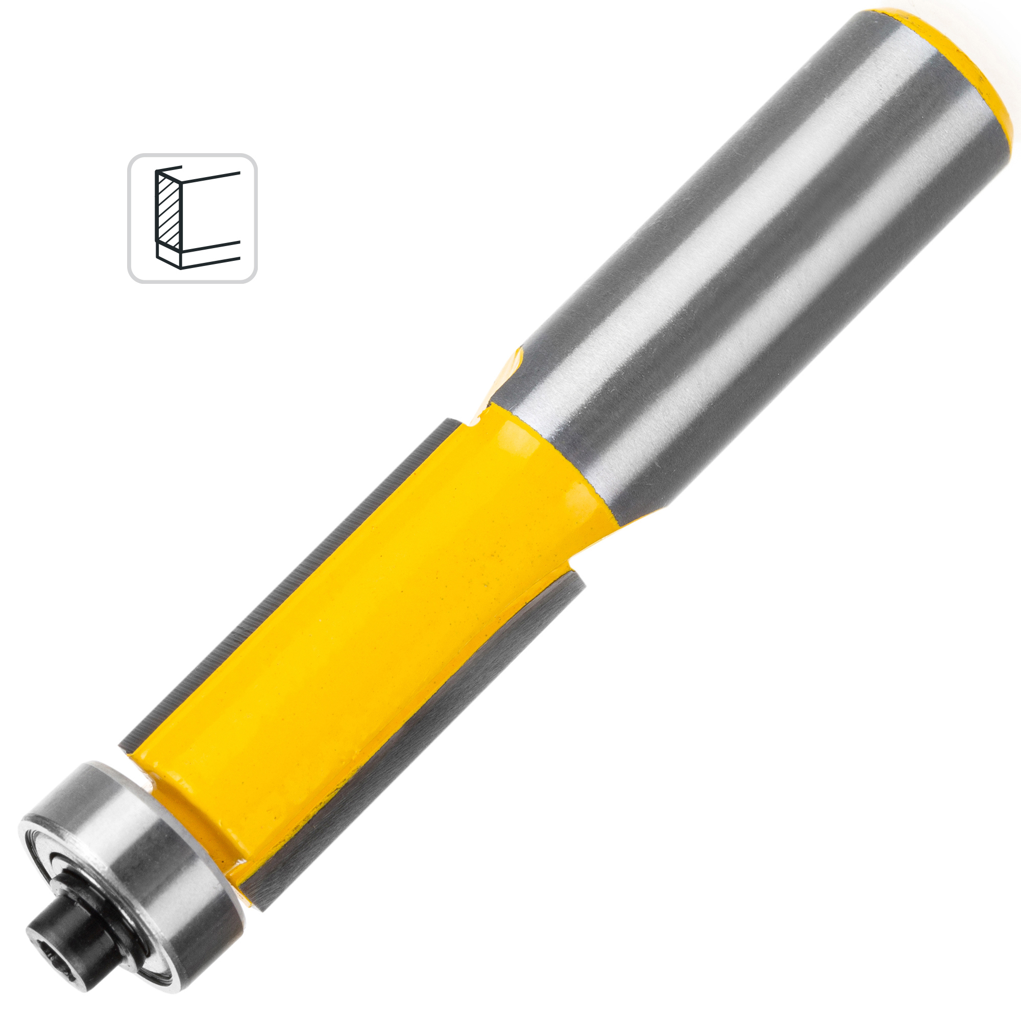 Изображение товара Фреза по дереву кромочная прямая 12x19 мм хвостовик 12 мм Vira