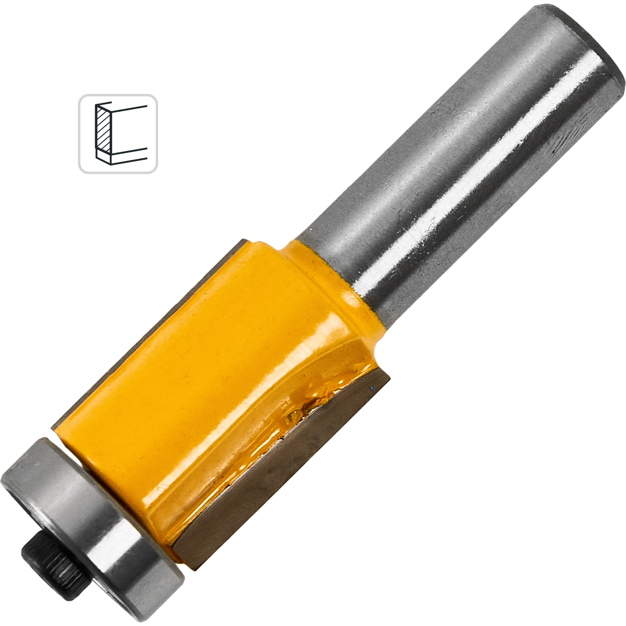 Изображение товара Фреза по дереву кромочная прямая 553335 12 мм хвостовик 19x25 мм