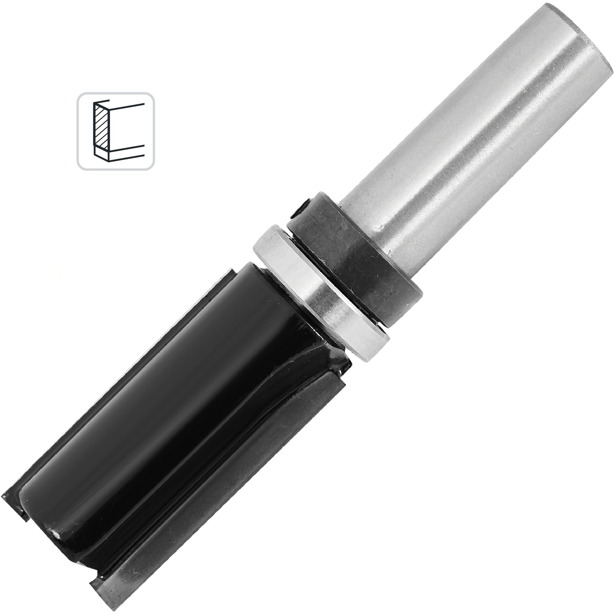 Изображение товара Фреза по дереву кромочная прямая 1410800 19x38 мм с верхним подшипником