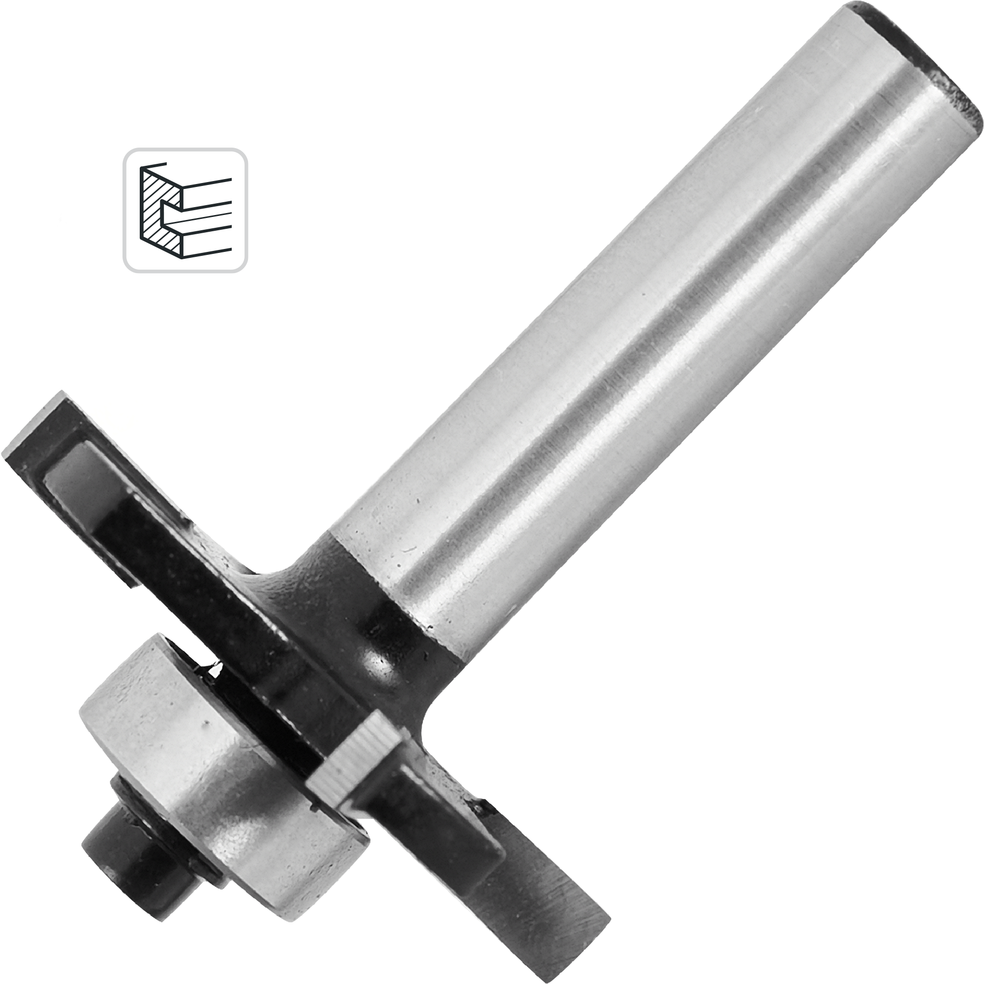 Изображение товара Фреза по дереву кромочная фальцевая 1410501 32x4 мм хвостовик 8 мм