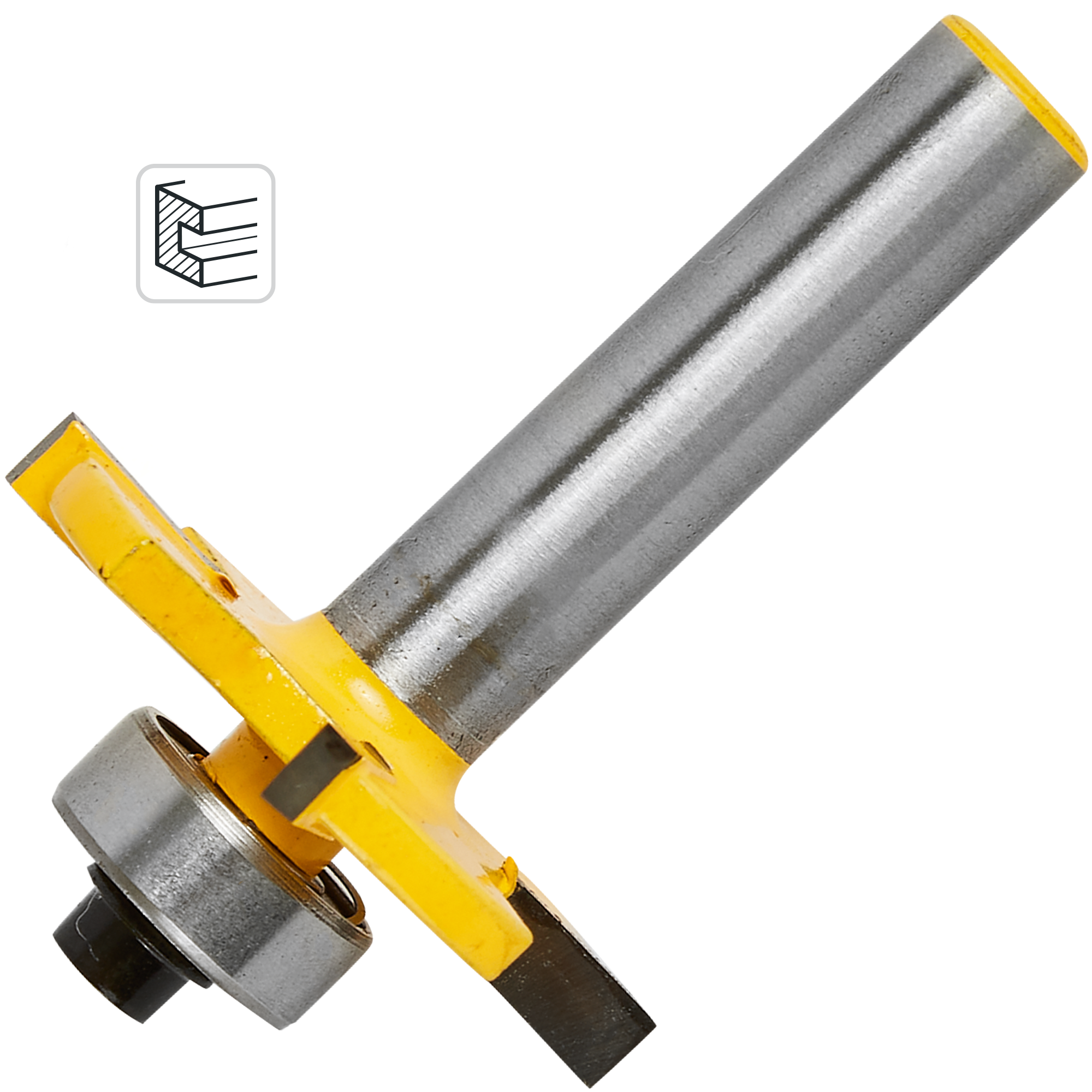 Изображение товара Фреза по дереву кромочная фальцевая 32x4 мм хвостовик 8 мм профессиональная