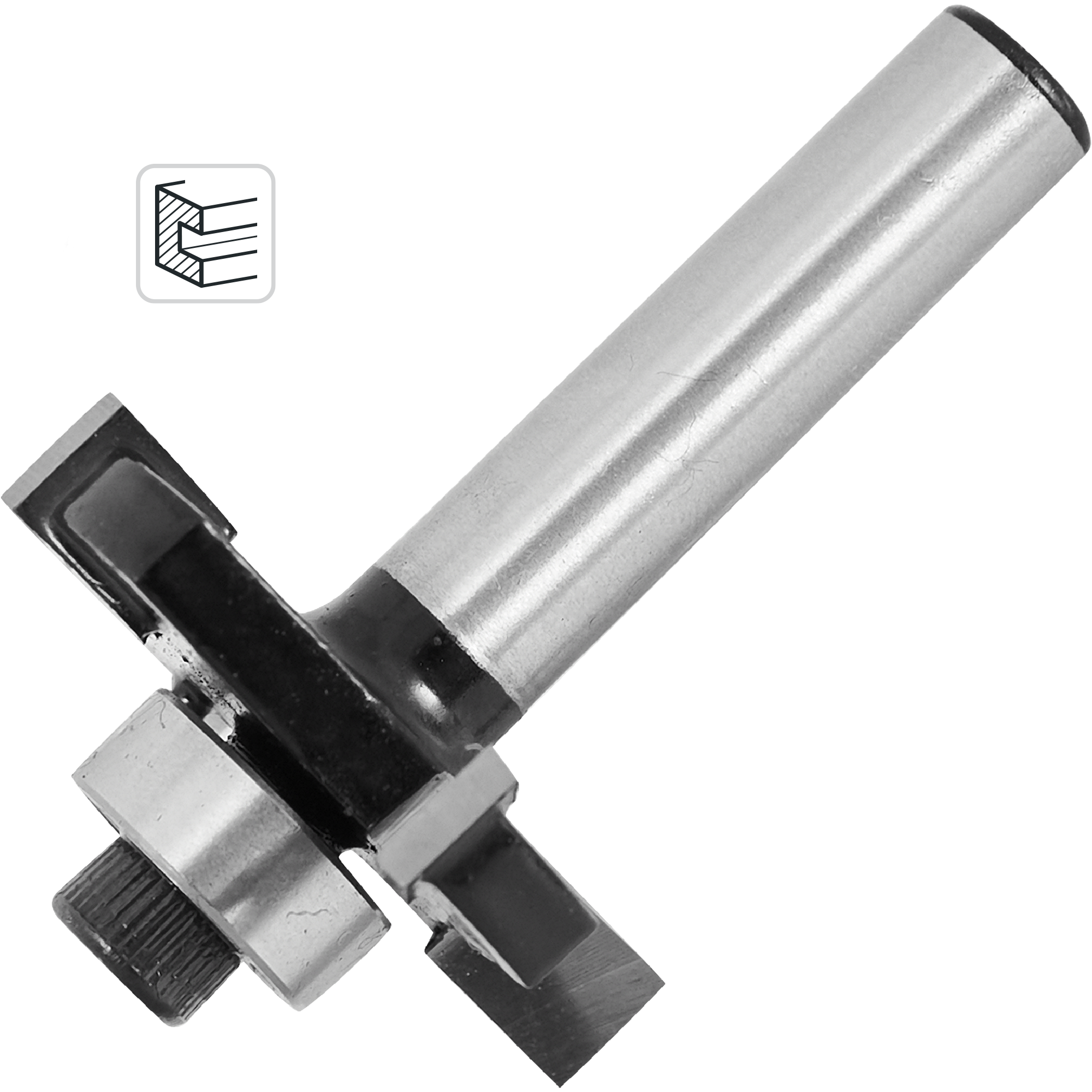 Изображение товара Фреза по дереву кромочная фальцевая 1410503 32x6 мм хвостовик 8 мм