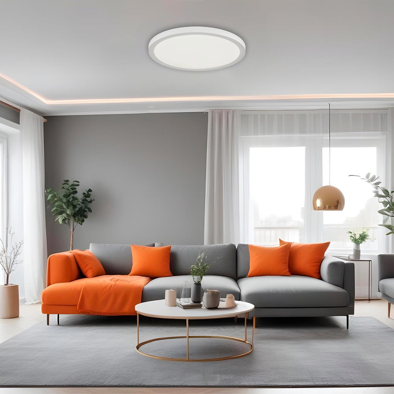 Изображение товара Светильник настенно-потолочный светодиодный Sonex Nebula 9 м² регулируемый белый свет