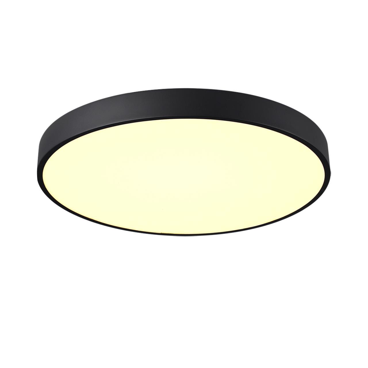 Изображение товара Светильник настенно-потолочный светодиодный Sonex Quasar 22 м² теплый белый (желтый) свет цвет черный