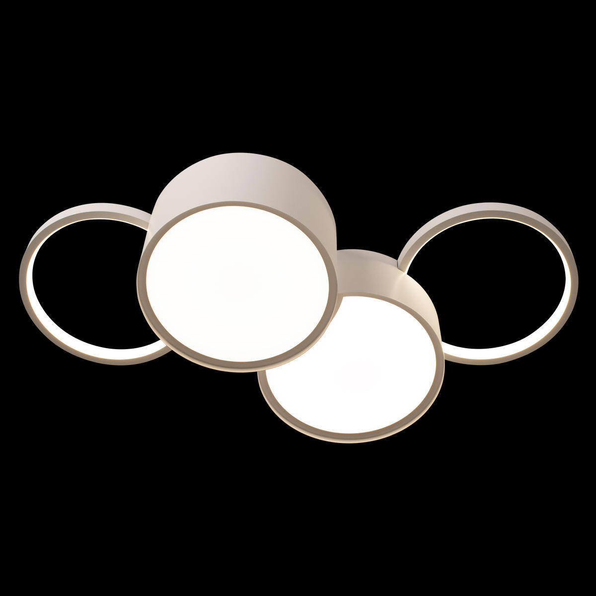 Изображение товара Люстра потолочная светодиодная Loft It Pin 10317-4 white 8 м² теплый белый