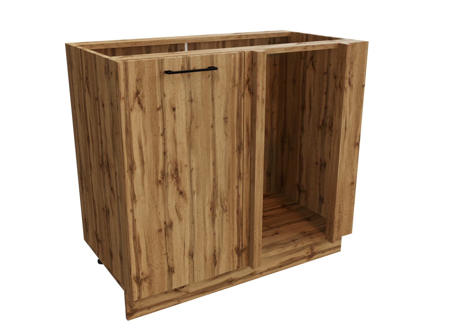 Изображение товара Напольный шкаф 99x81.6x57.4 см дуб вотан мебель Сурская Мебель