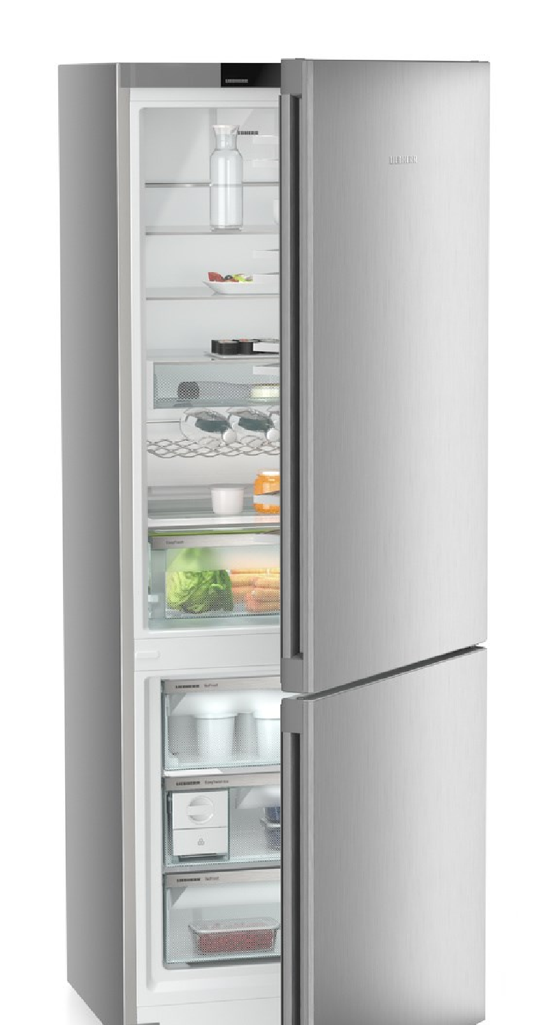 Изображение товара Двухкамерный холодильник Liebherr CNsfd 7723 474л SteelFinish стеклянные полки