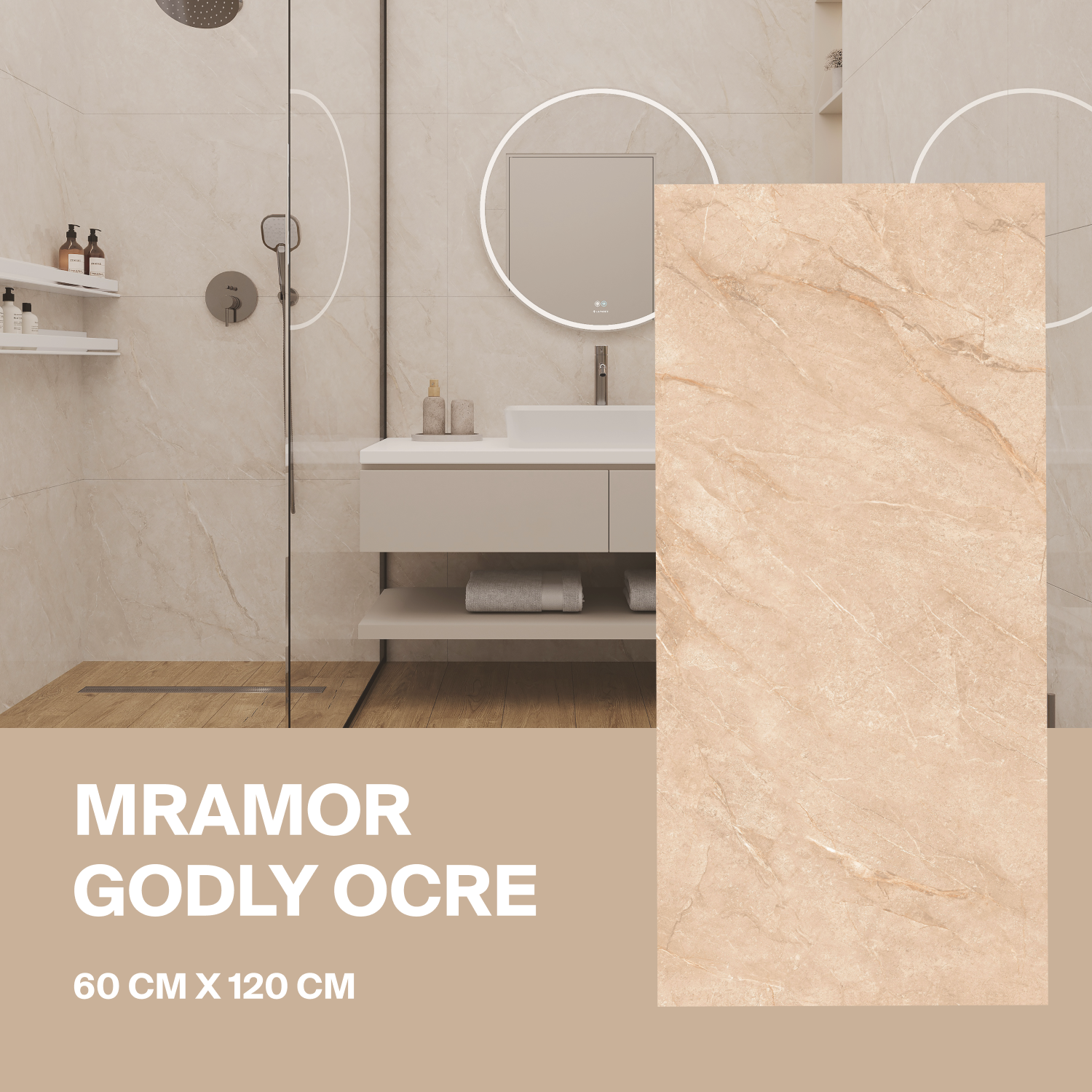 Изображение товара Керамогранит Ceradim Mramor х9999304500 60x120см цвет бежевый Изображение товара Керамогранит Ceradim Mramor х9999304500 60x120см цвет бежевый