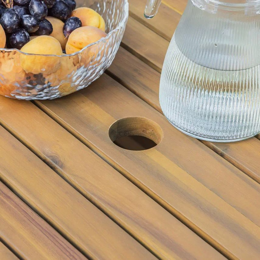 Изображение товара Садовый стол Kimberly 150 см из акации Bежевый овальный, Royal family