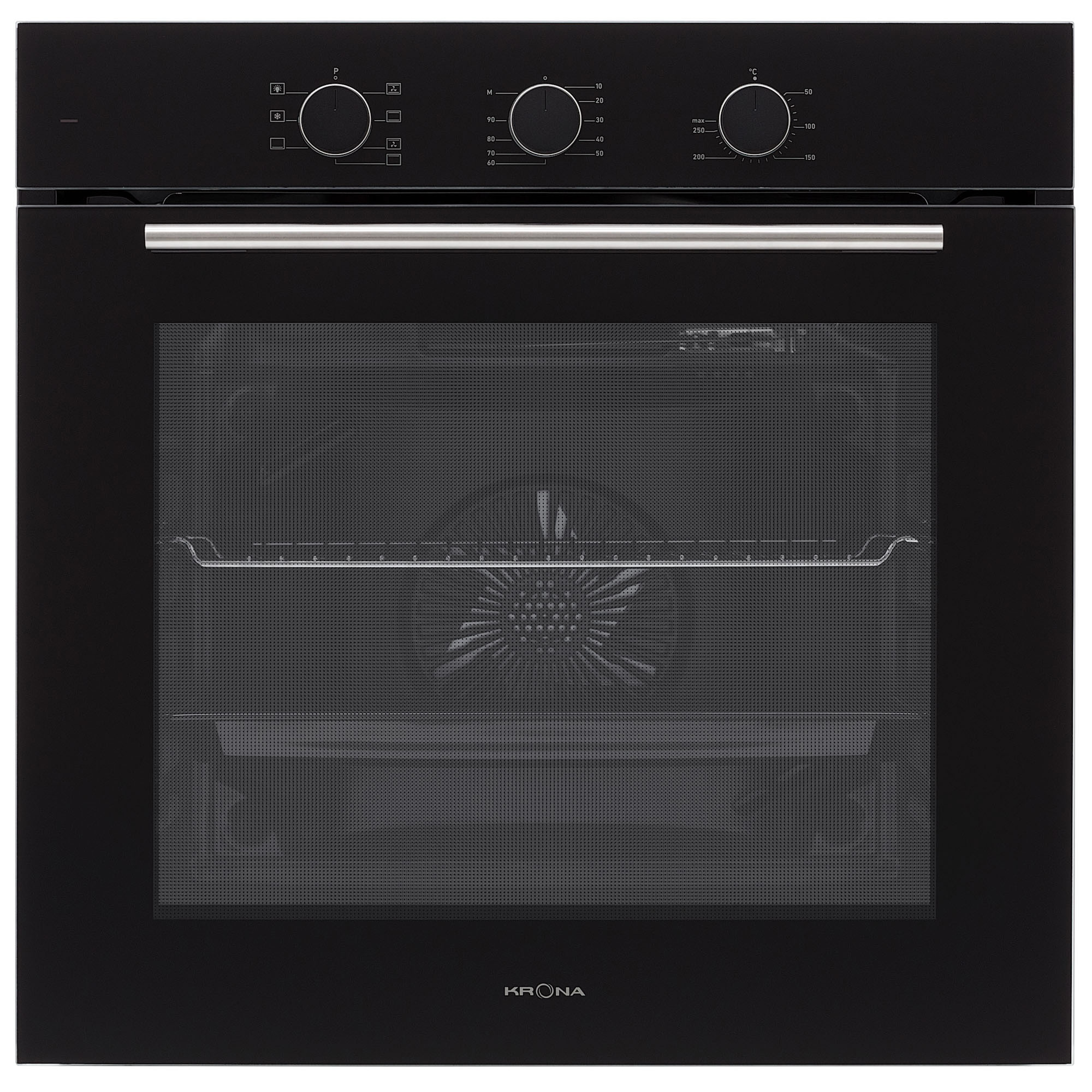 Изображение товара Электрический встраиваемый духовой шкаф Krona Element plus 60 BL черный