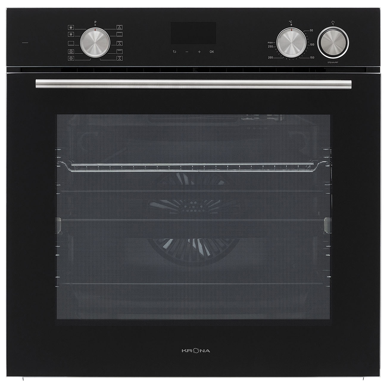 Изображение товара Электрический встраиваемый духовой шкаф Krona Nebula steam 60 BL с пароваркой