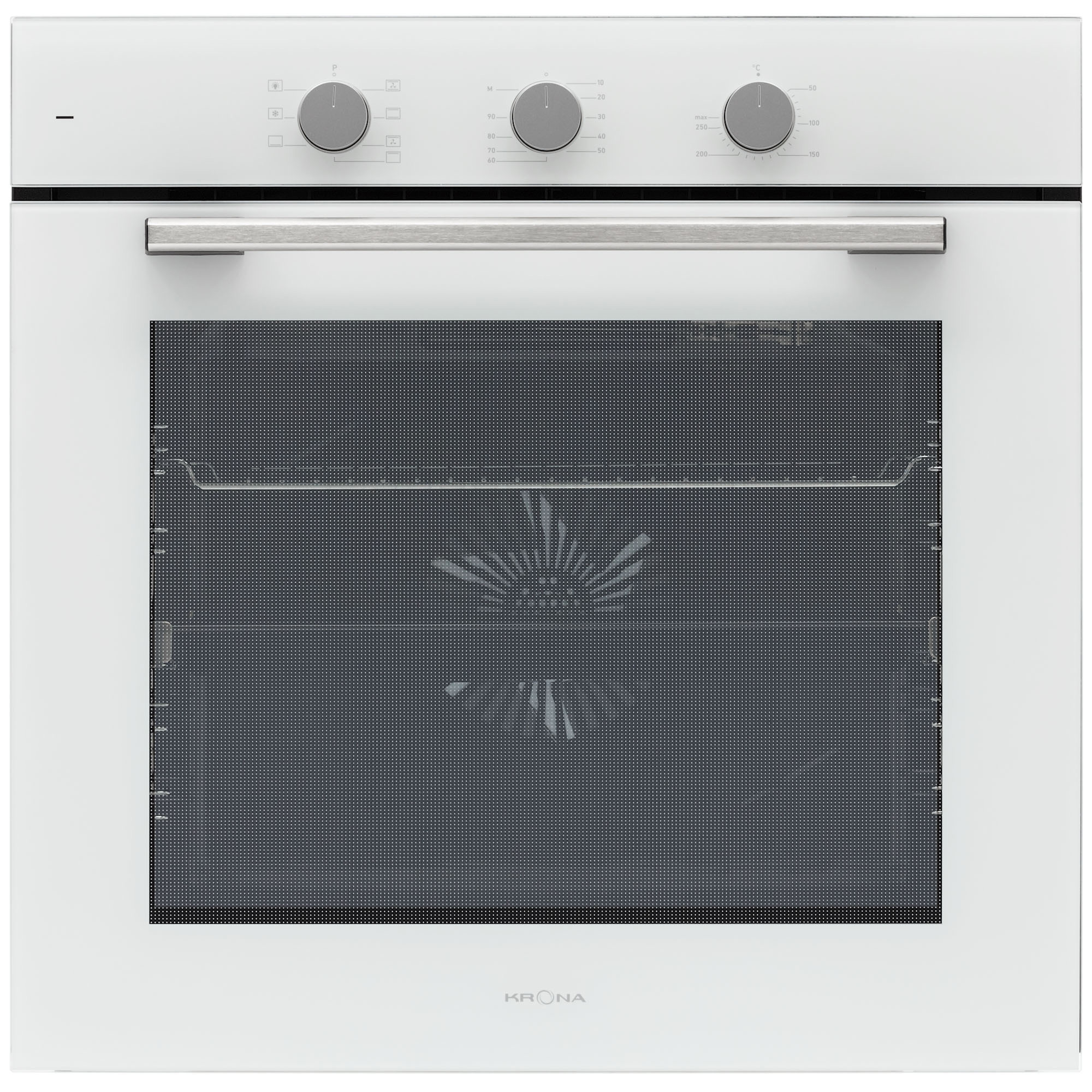 Изображение товара Электрический духовой шкаф Krona ALPHA 60 WH 59.5x59.5x56.7 см цвет белый