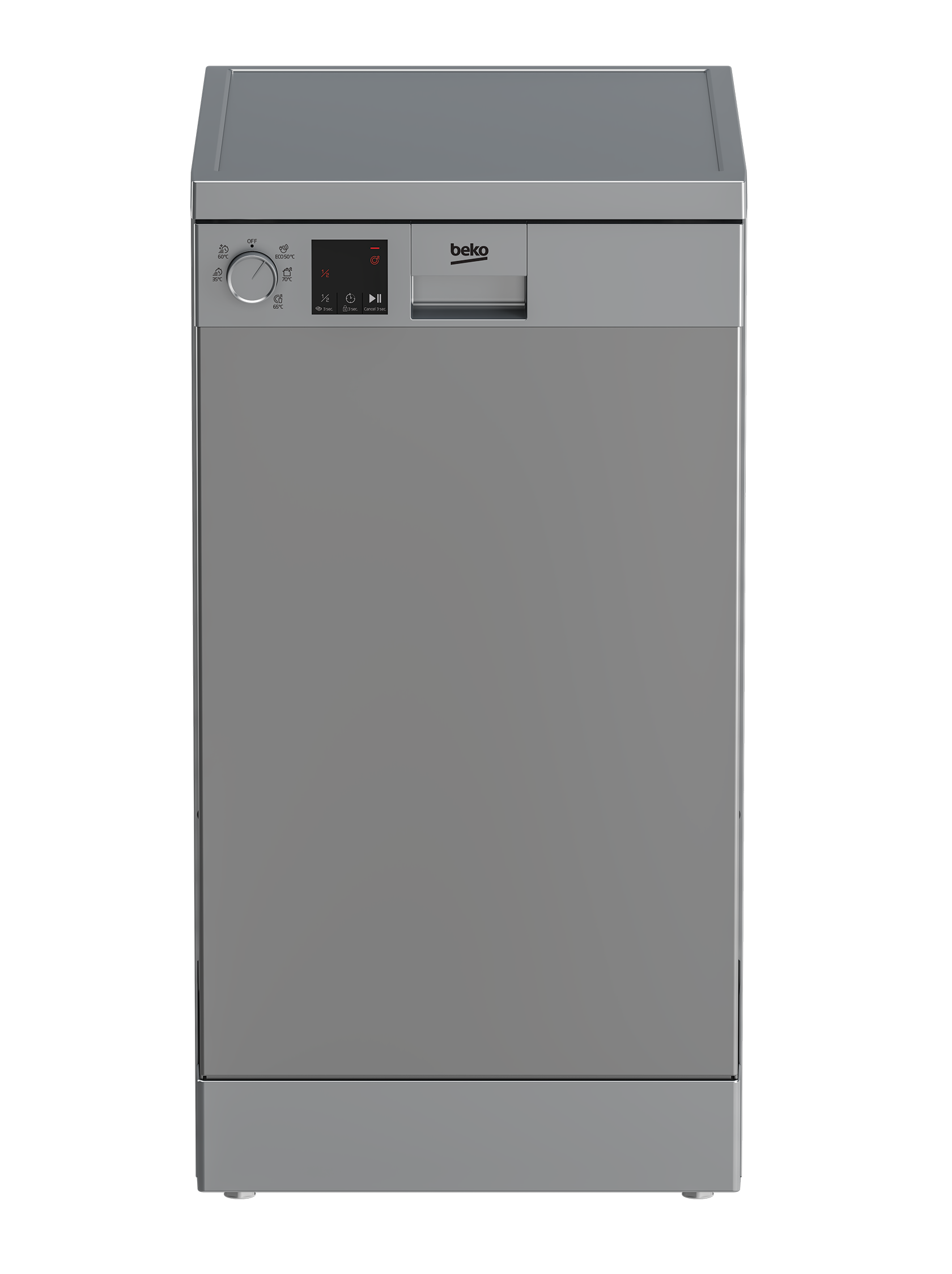 Изображение товара Отдельностоящая посудомоечная машина BEKO 7656308335 44.8 см 5 программ серебристая