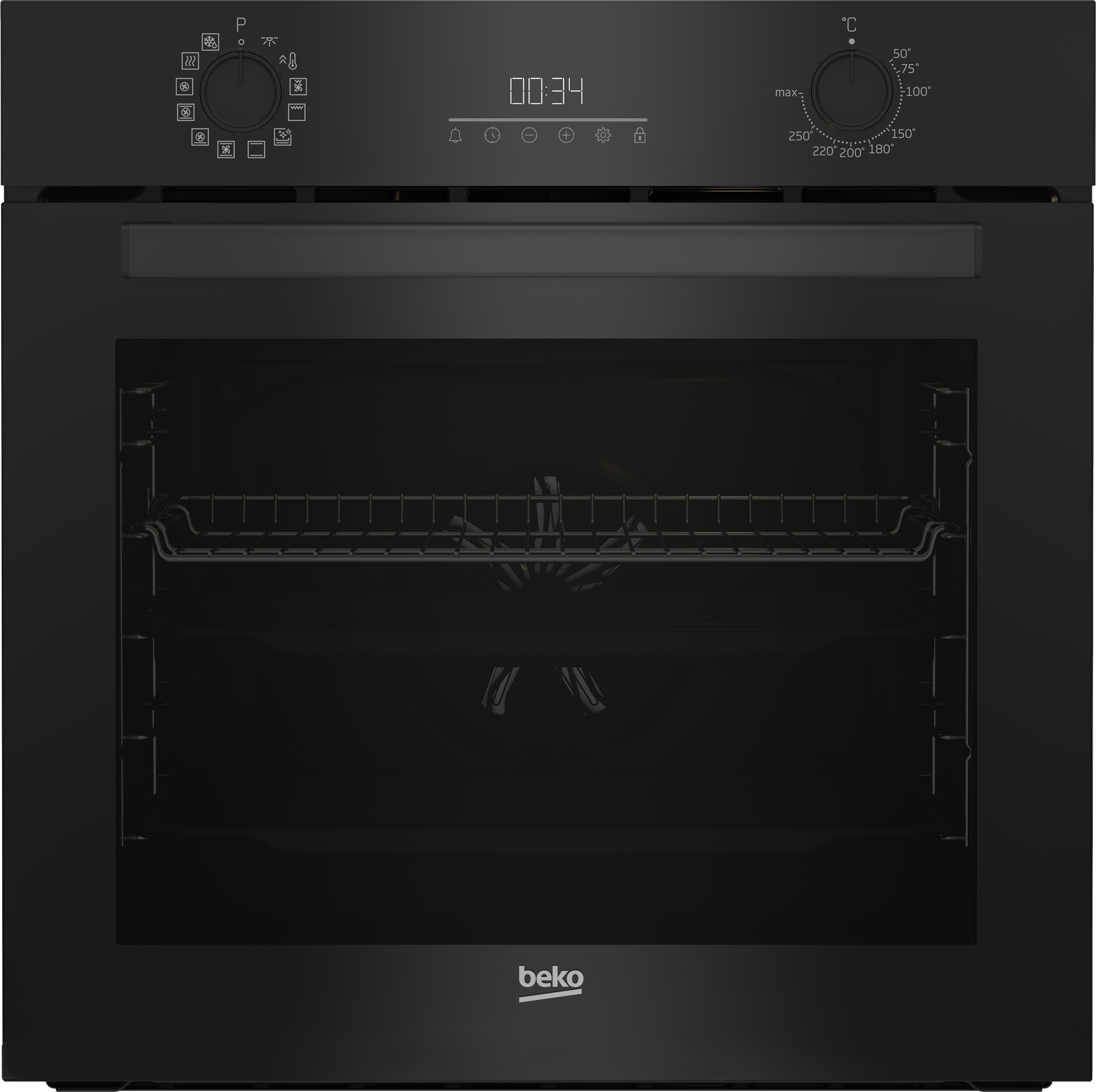 Изображение товара Встраиваемый духовой шкаф Beko Bbim18300Sg 59.40x59.50x56.70 см цвет черный