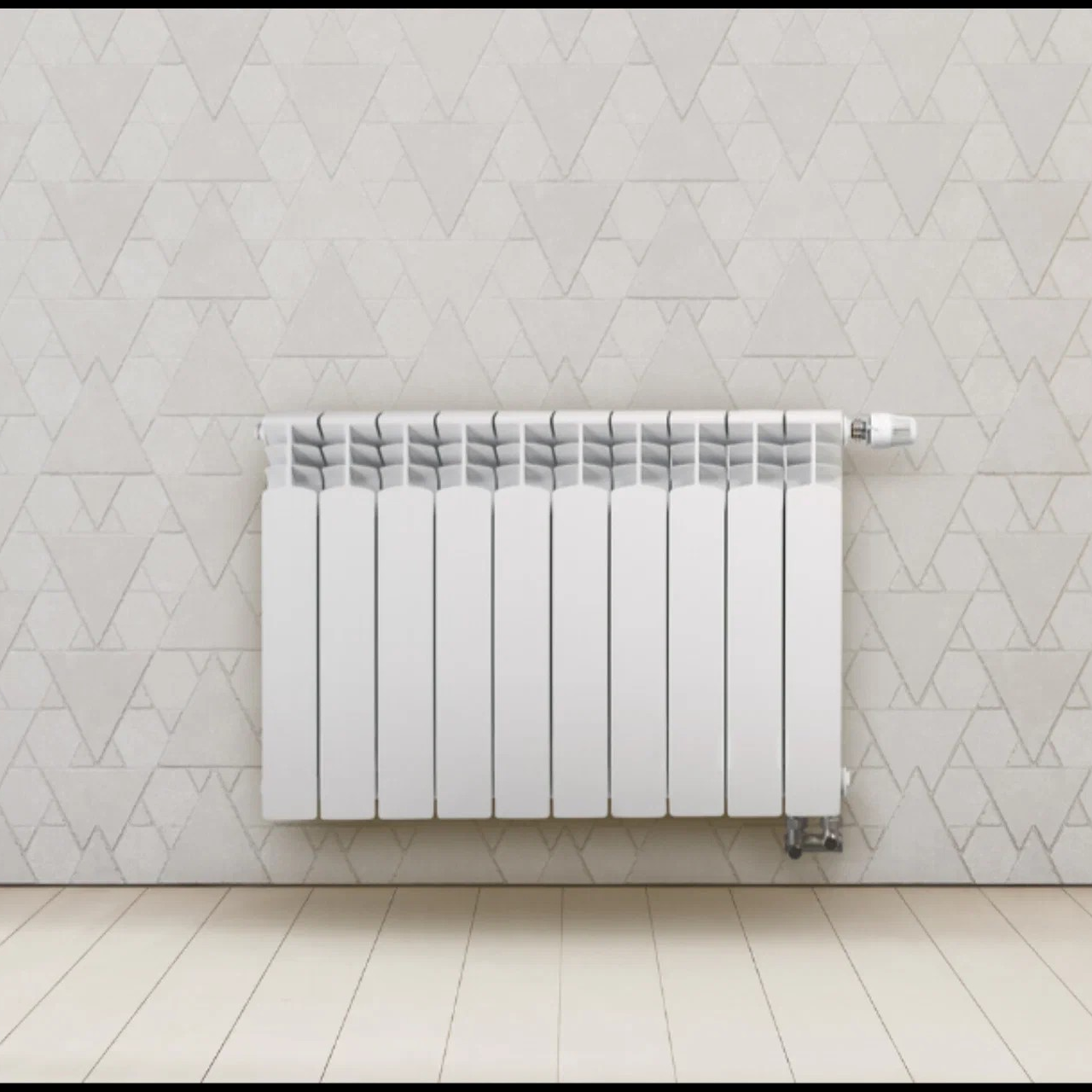 Изображение товара Биметаллический радиатор Rommer Optima BM 500 с 10 секциями