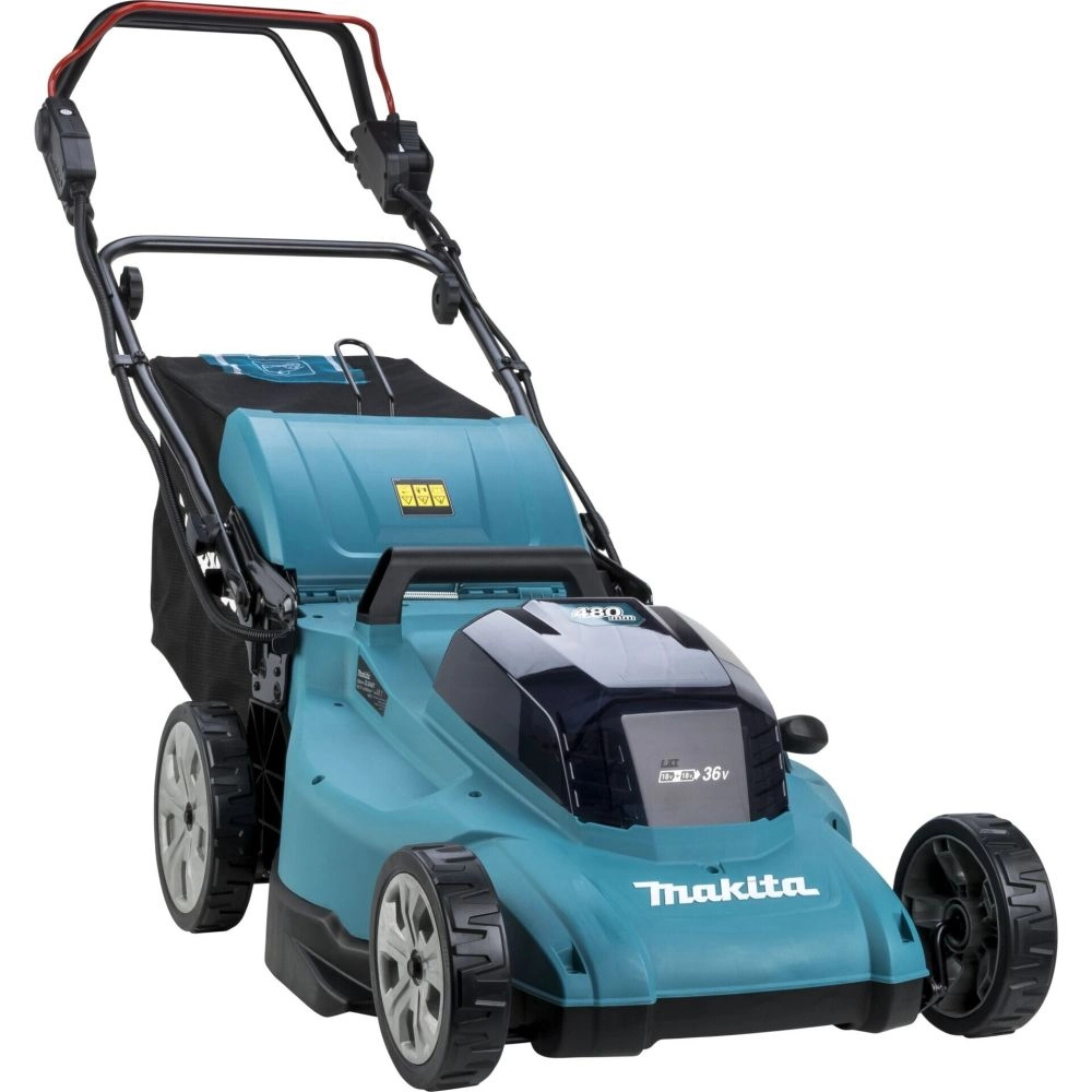 Изображение товара Аккумуляторная газонокосилка Makita DLM481Z 48 см, самоходная, 2 аккумулятора