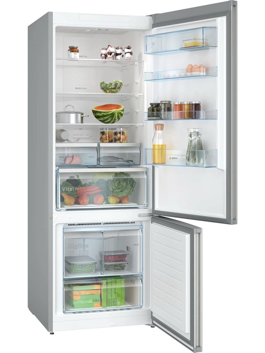 Изображение товара Холодильник Bosch KI KGNN56AT 70x193 см цвет нержавеющая сталь