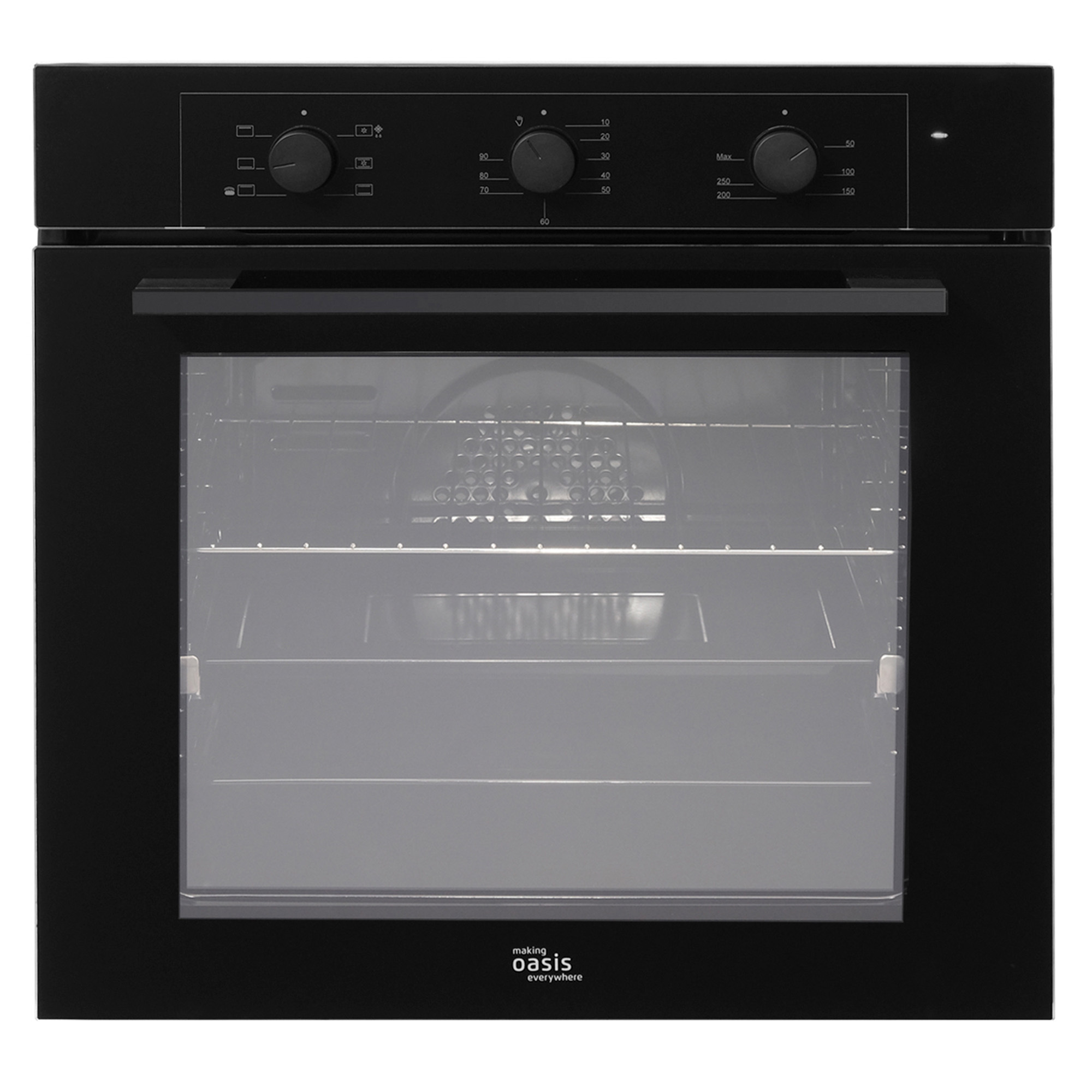 Изображение товара Многофункциональный встраиваемый духовой шкаф Making Oasis everywhere D-MNB 77л черный