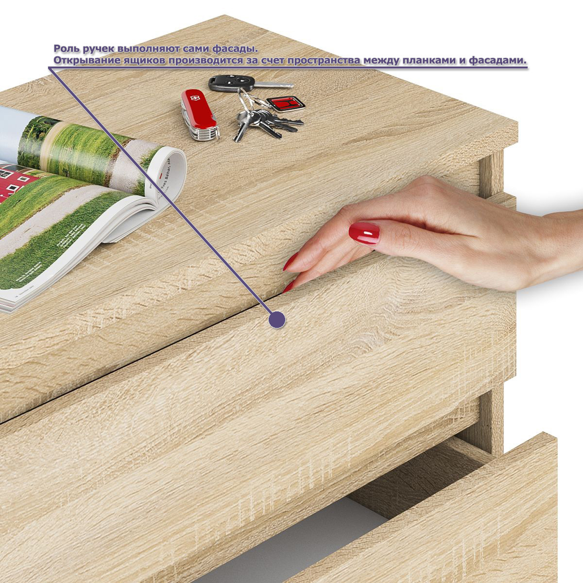 Изображение товара Офисный стол с полкой Свк МС-1Л+МШ400.1-ДС 130x210 см