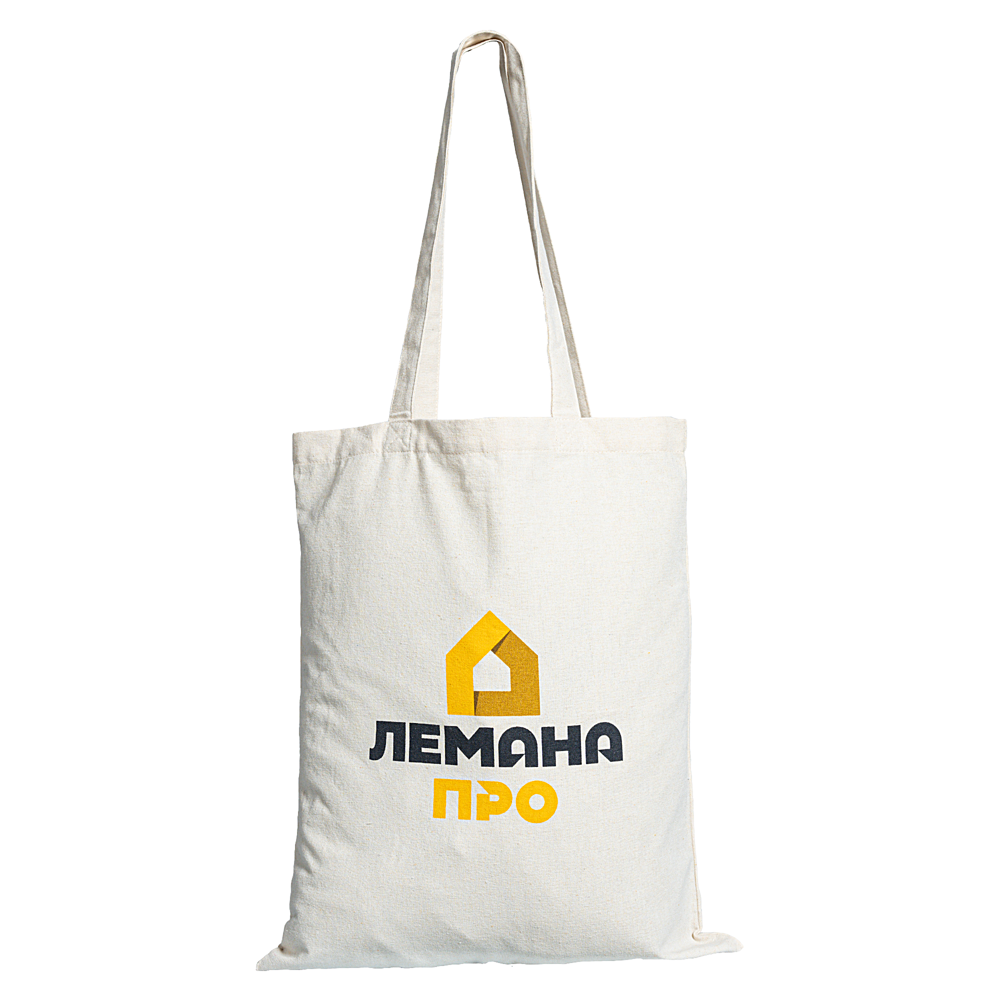 Сумка-шоппер 42x35 см 3 л цвет бежевый - 1