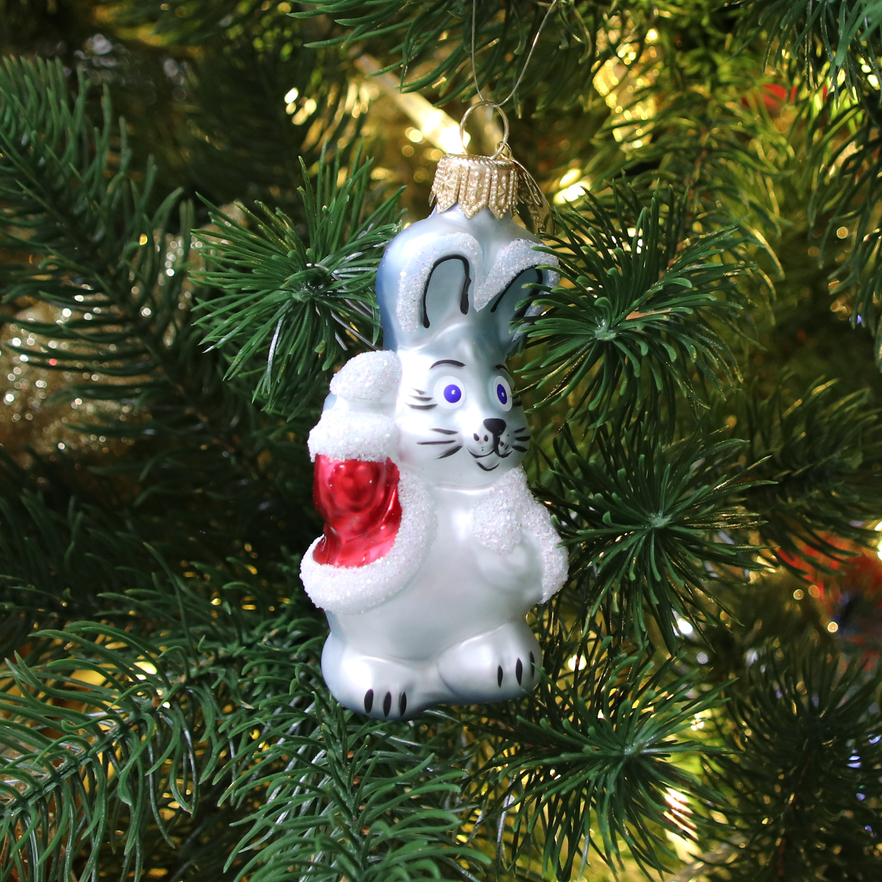 Изображение товара Елочное украшение «Зайчик»