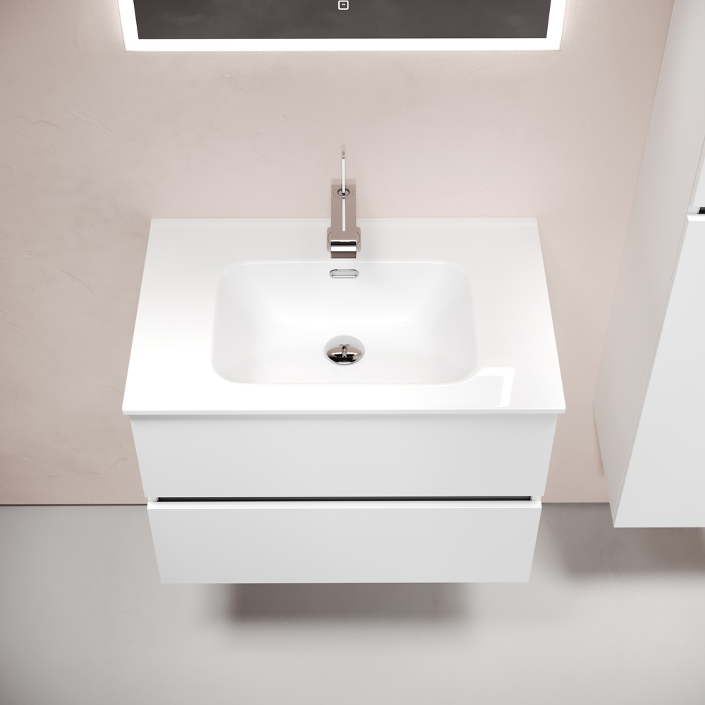 Изображение товара Тумба под раковину Sancos Urban 69 см белый глянец Италия