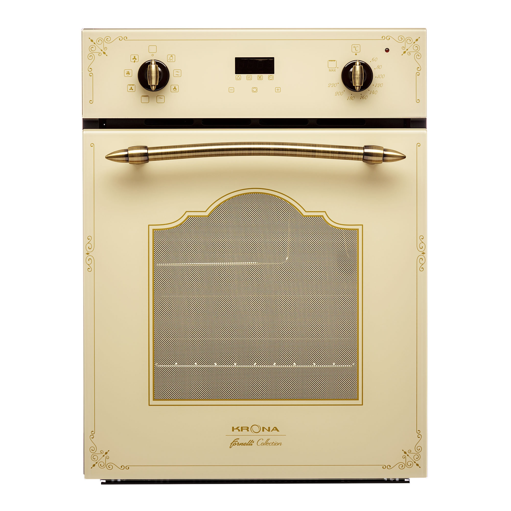 Изображение товара Духовой шкаф электрический Krona Tenero 45 iv 44.7x59.4x55 см цвет слоновая кость