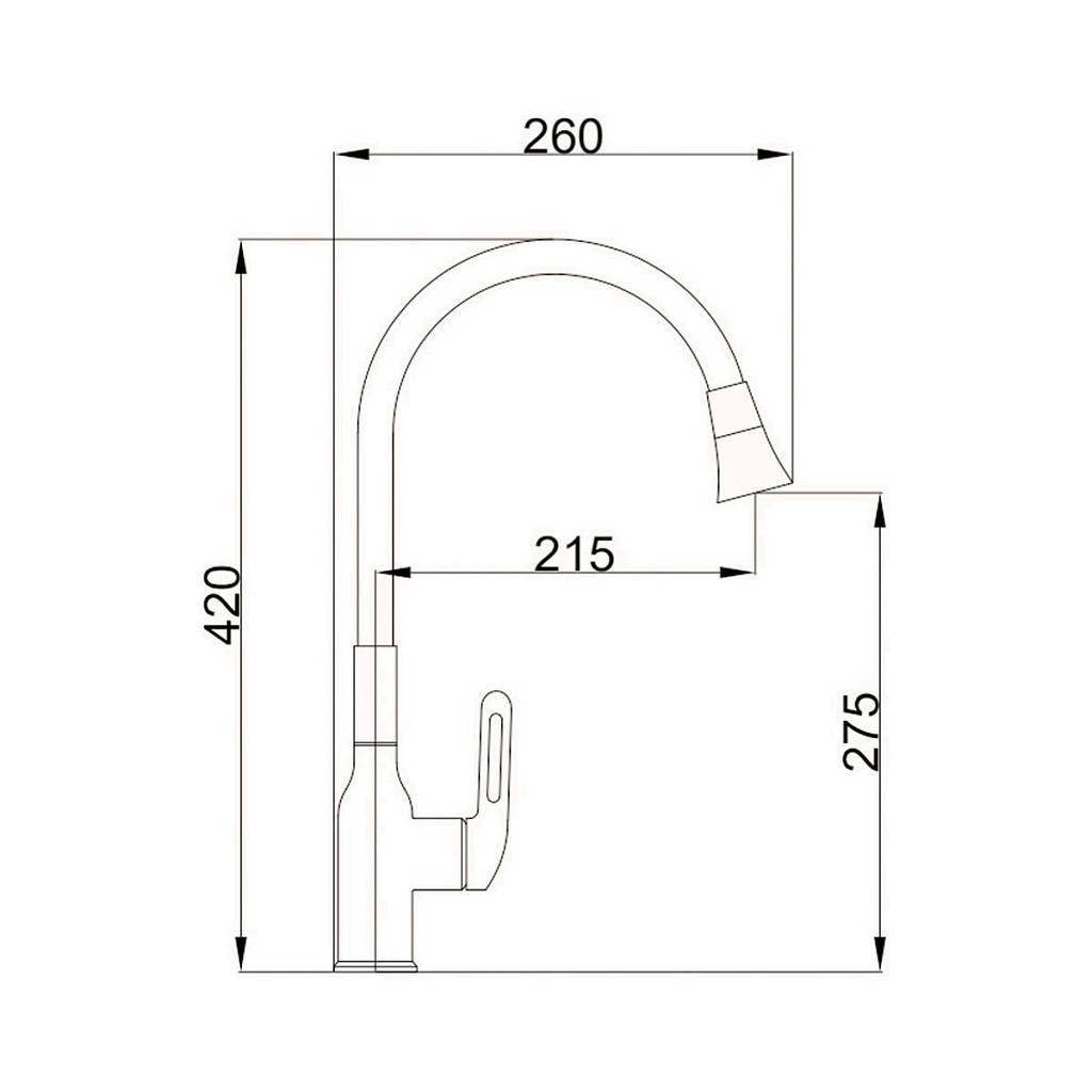 Изображение товара Смеситель для кухни Haiba HB42830-5-LM гибкий излив 27.5 см цвет матовое золото Изображение товара Смеситель для кухни Haiba HB42830-5-LM гибкий излив 27.5 см цвет матовое золото