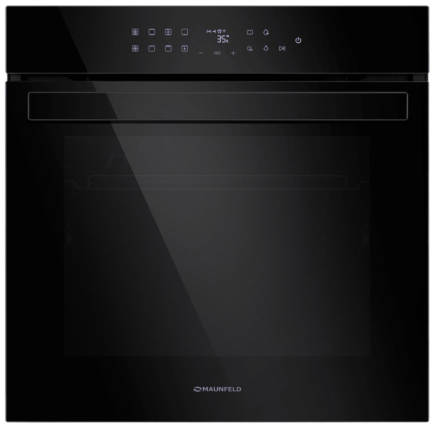 Изображение товара Встраиваемый электрический духовой шкаф Maunfeld Eoeh.7611Scb черный 56 л