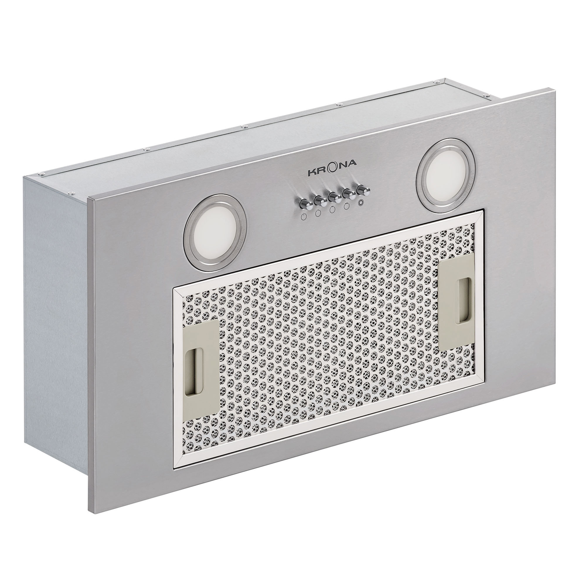 Изображение товара Встраиваемая вытяжка KRONA SELINA 600 inox PB нержавеющая сталь 52 см