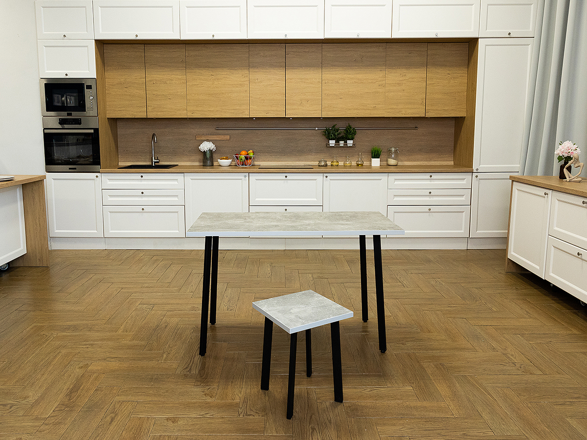 Изображение товара Кухонный стол Diko Loft Delight Dining 90х60х75 см цвет ателье светлый