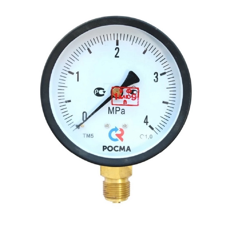 Изображение товара Манометр радиальный Росма ТМ-210Р.00 4 бар 50 мм 1/4" НР