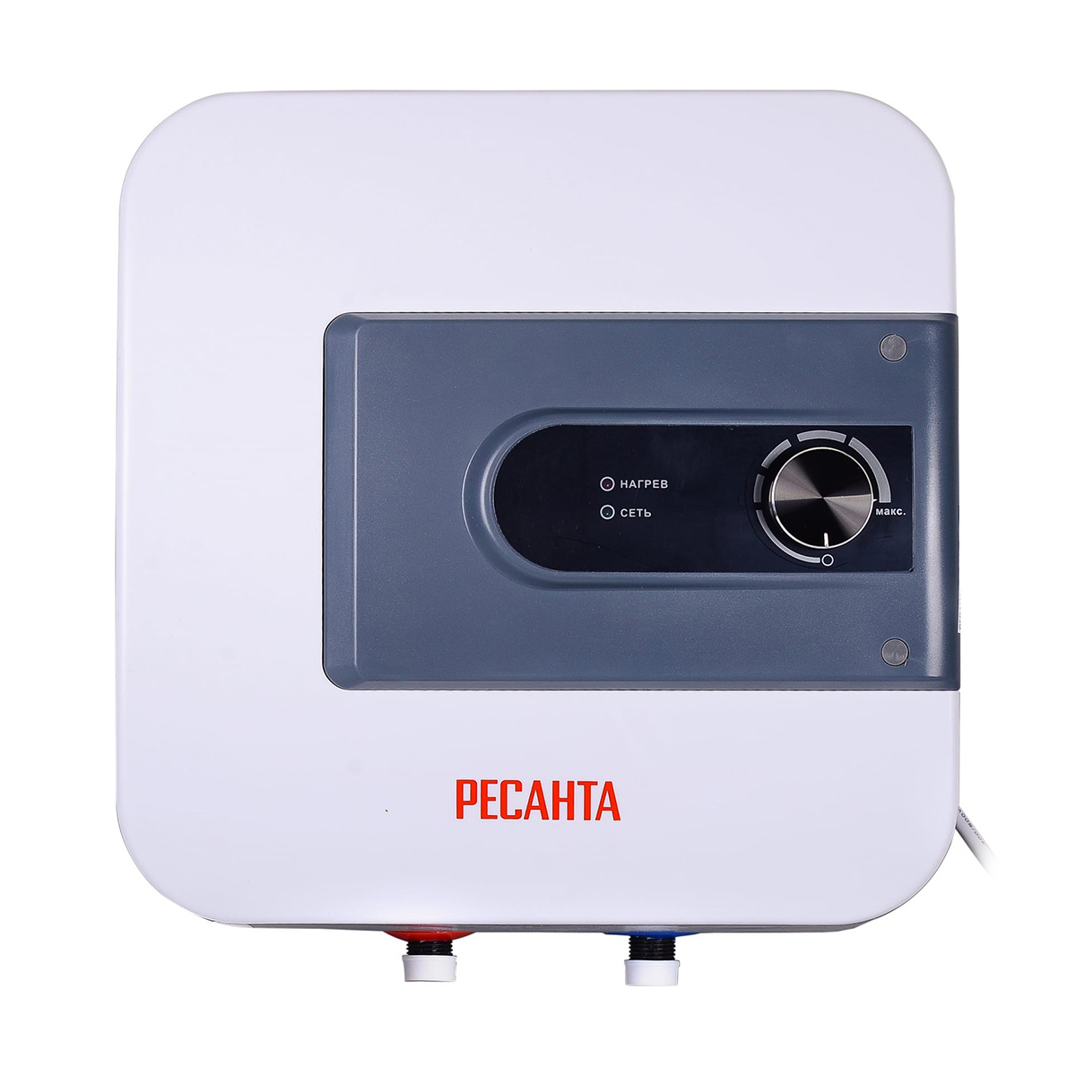 Изображение товара Электрический накопительный водонагреватель 15 л РЕСАНТА ВН-15Н, эмалированная сталь, мокрый ТЭН