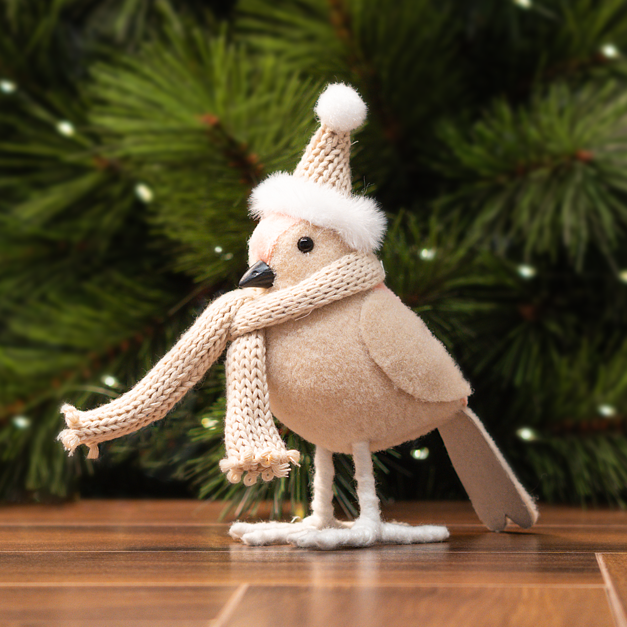 Изображение товара Декоративное украшение Птица 17 см цвет розовый