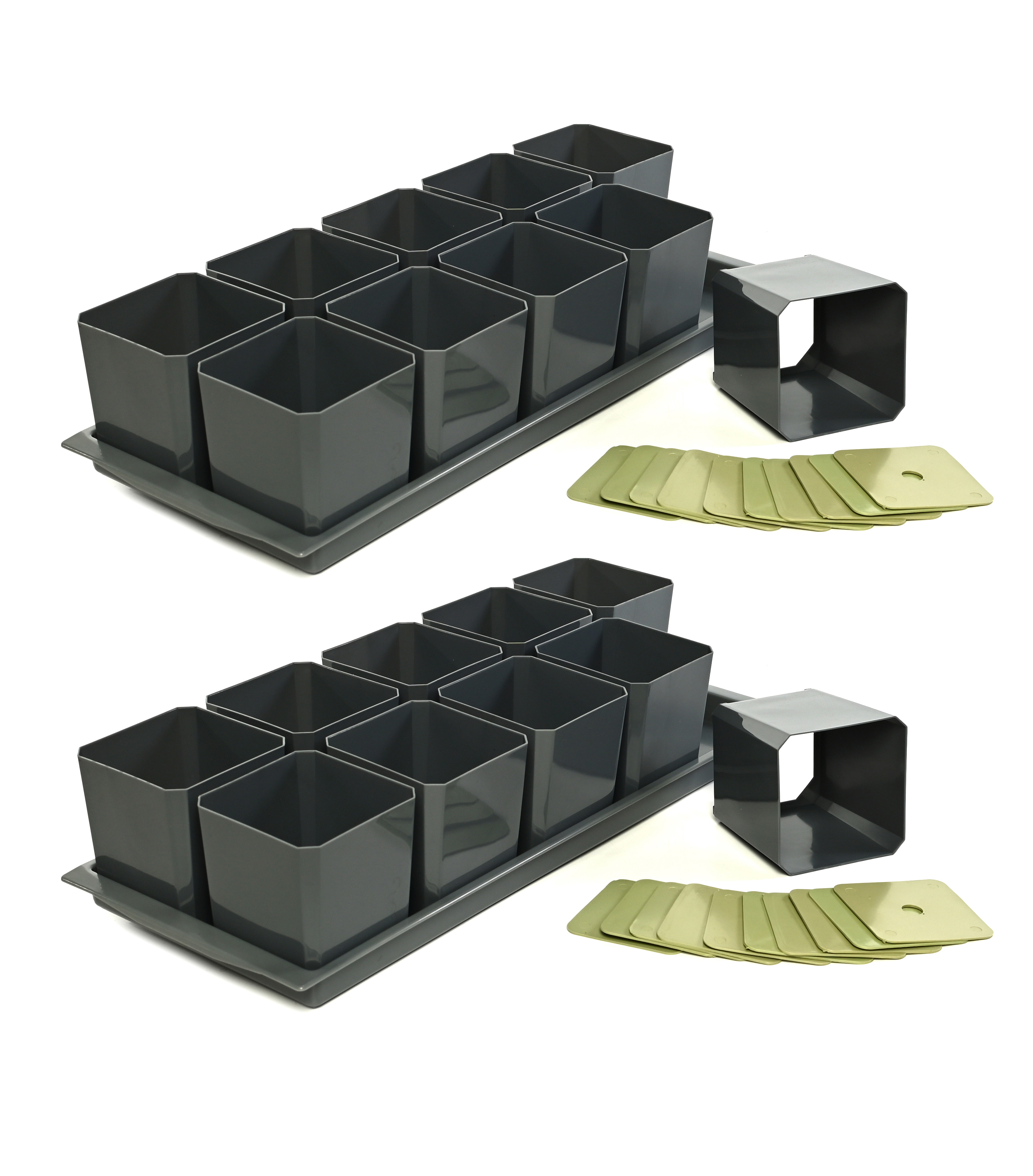 Изображение товара Набор горшков для рассады 2 шт 0 5 л Пеликан