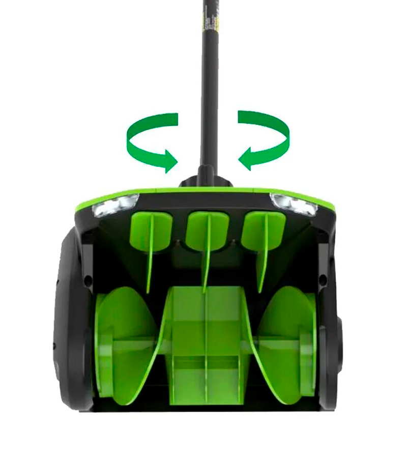 Изображение товара Аккумуляторный снегоуборщик Greenworks GD40SS 40V 30 см 4 Ач