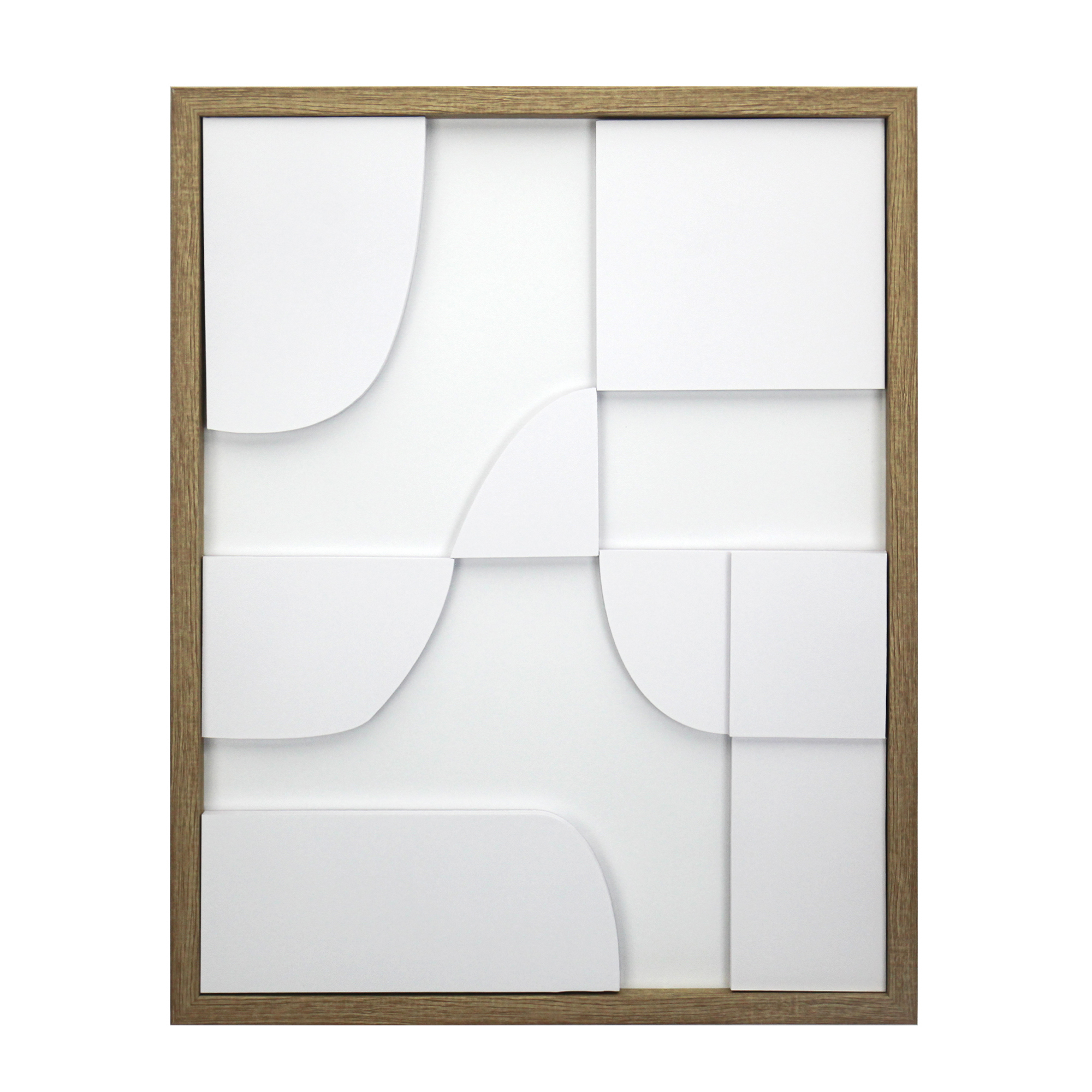 Изображение товара Декоративное панно Геометрия полистирол белый 40x50 см