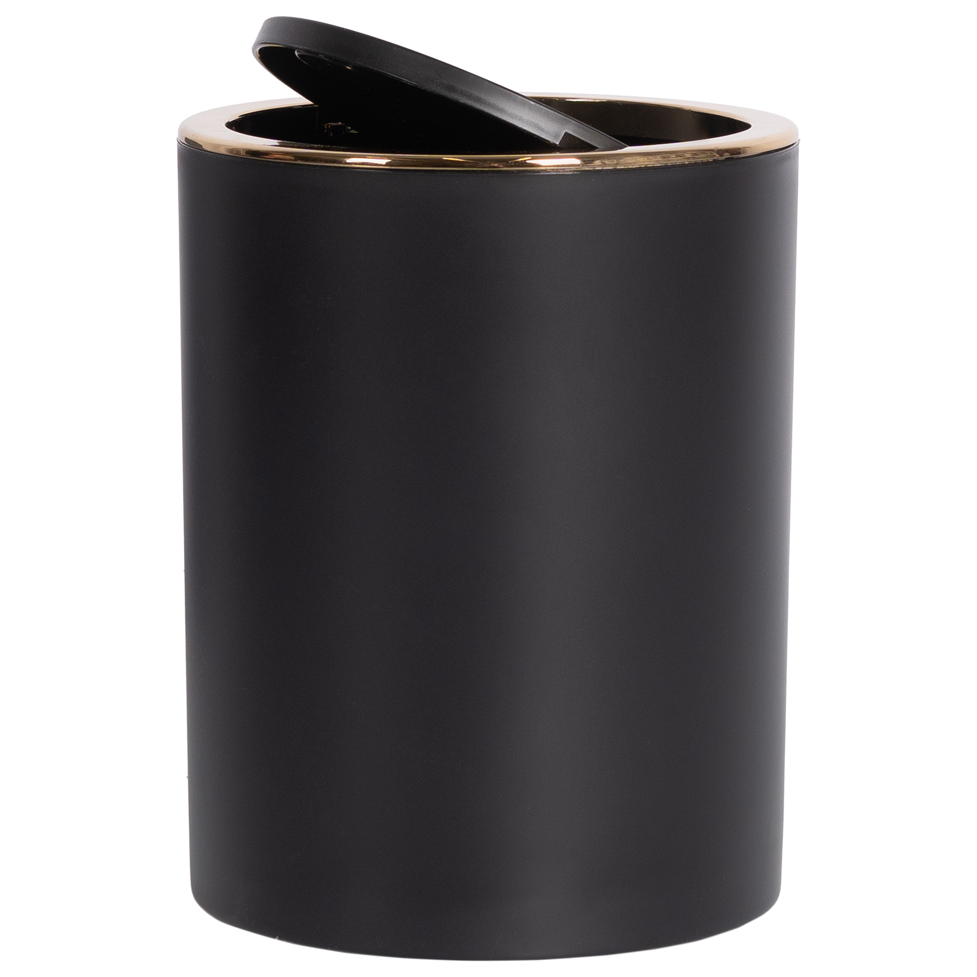 Изображение товара Контейнер для мусора Swensa Lensk Soft 5 л черный матовый