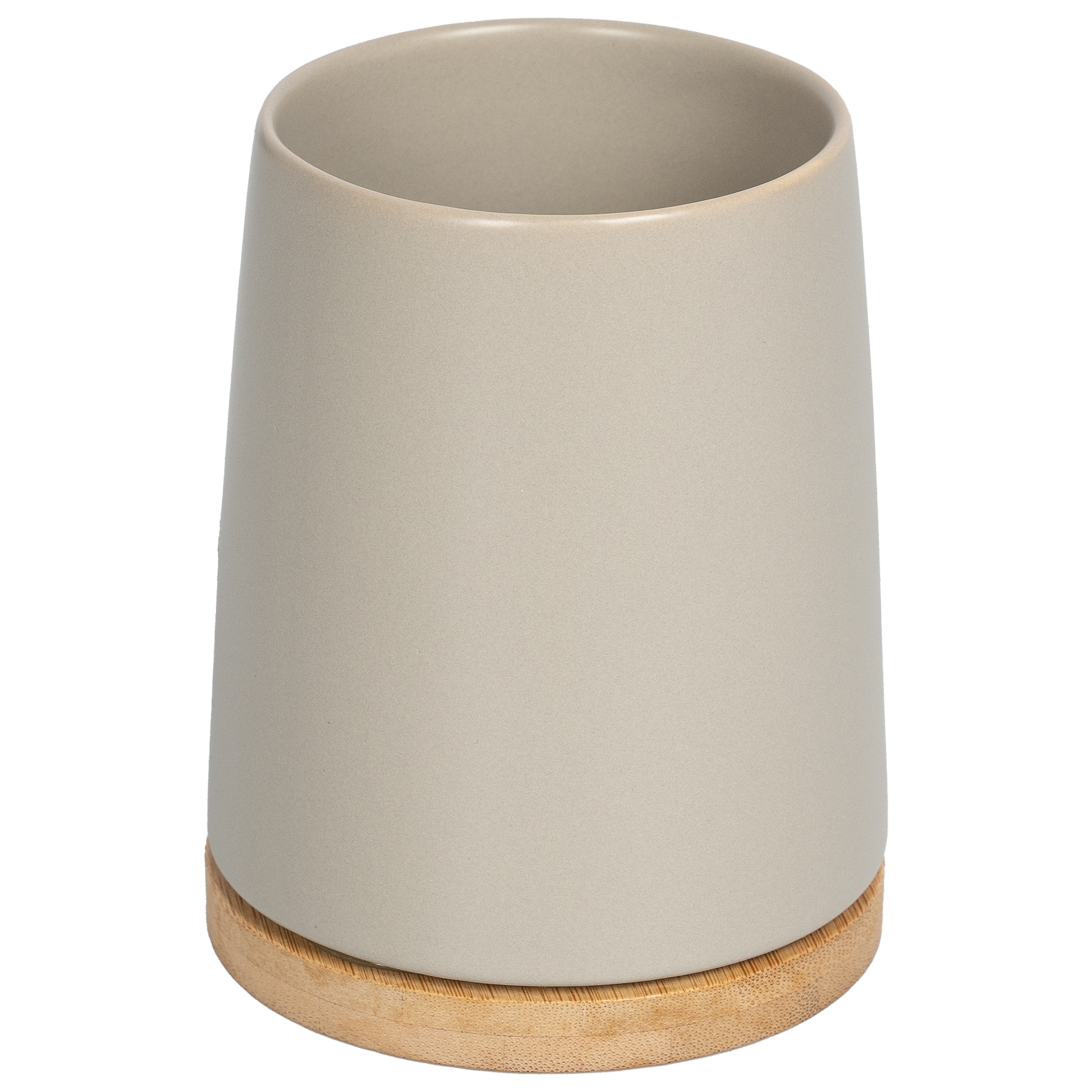 Изображение товара Стакан для зубных щеток Swensa Harry керамический бежевый