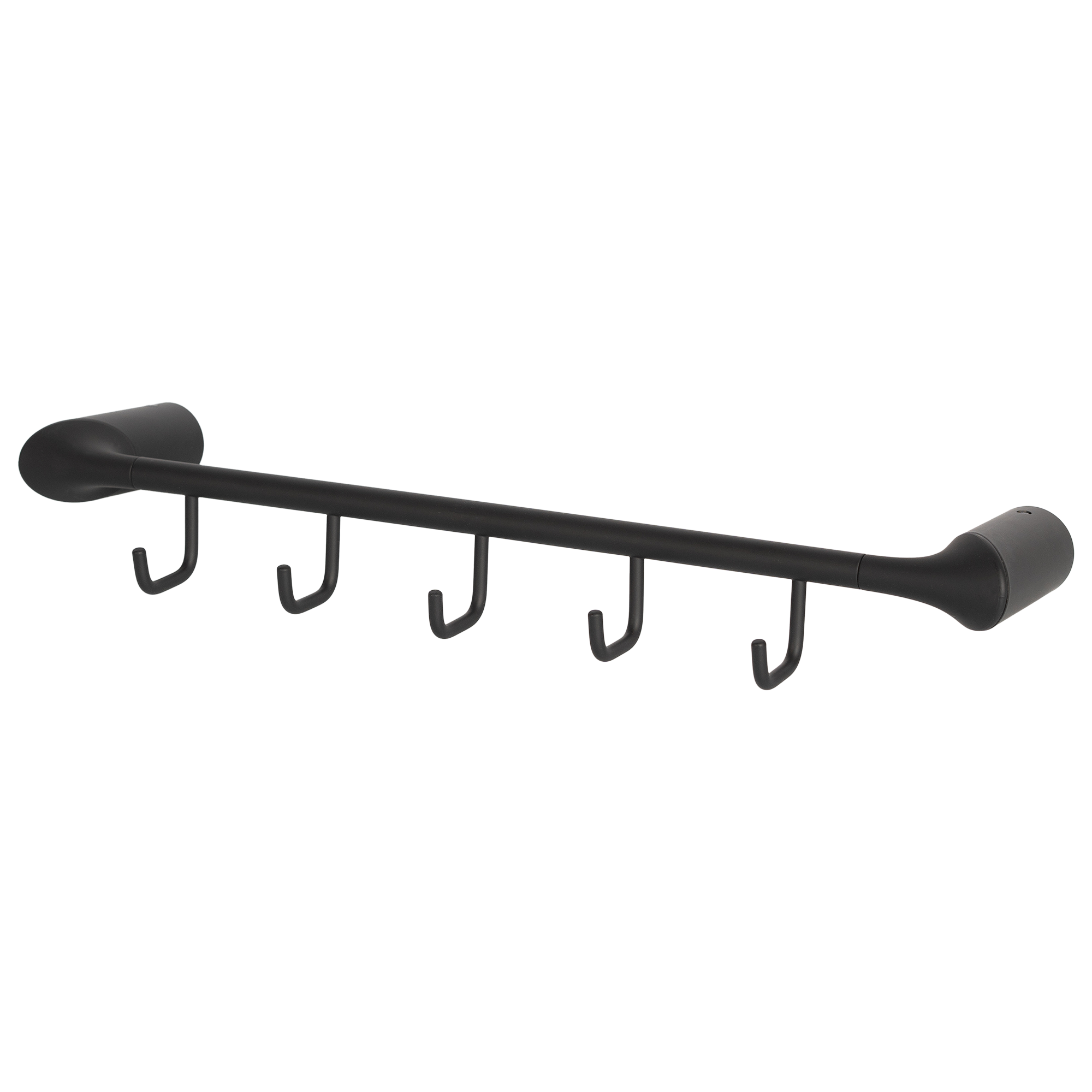 Изображение товара Крючки для полотенец Swensa Lock SWR-6600-11-BLK (5 крючков, нержавеющая сталь, черный)