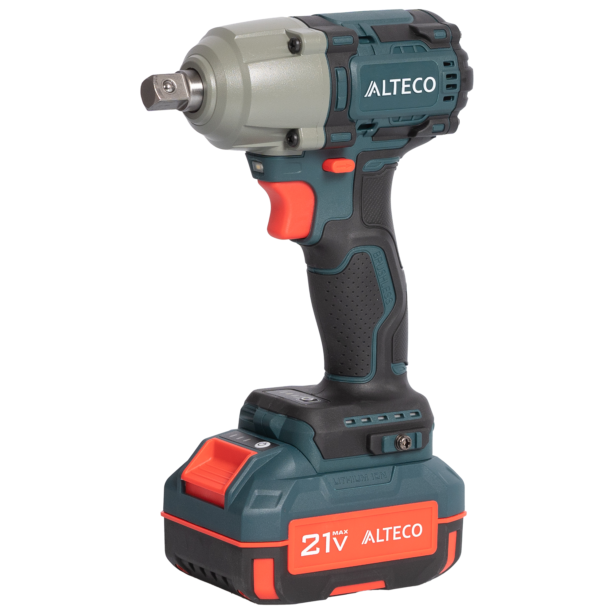 Изображение товара Гайковерт аккумуляторный Alteco CIW 21-500 BL мощный ударный бесщеточный 21 В