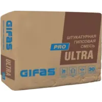 Изображение товара Штукатурка гипсовая GIFAS Ultra Pro, 30 кг - универсальное выравнивание стен